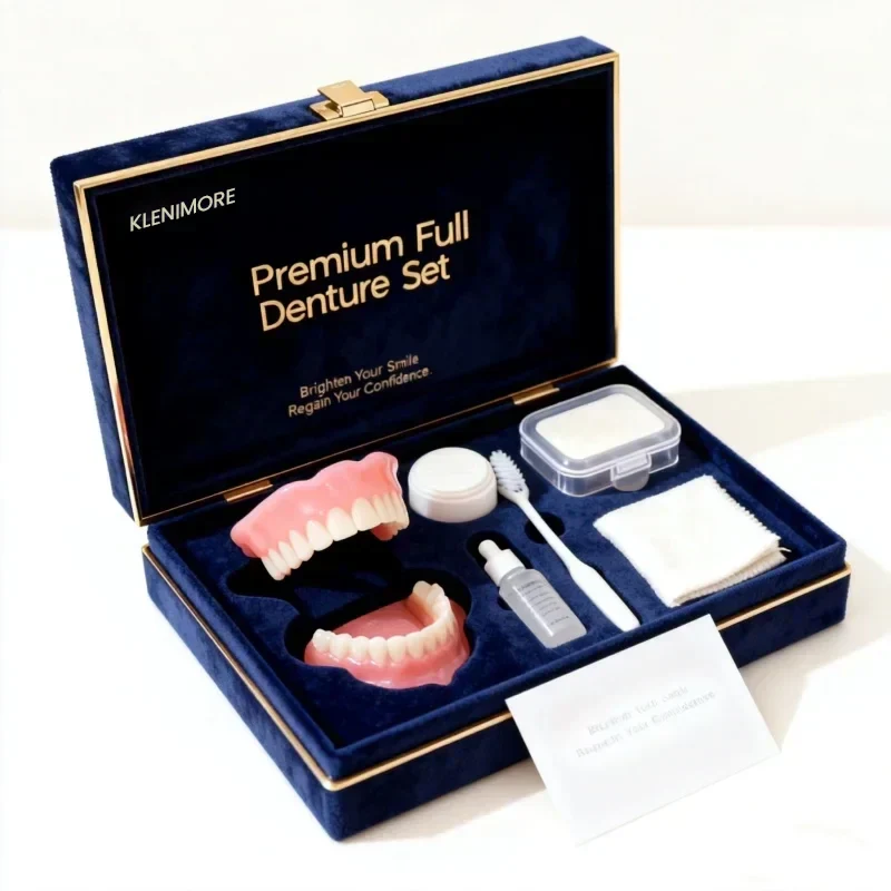 KLENIMORE™ Custom-Fit Smile Support Kit — Strong Suction Feel & Natural-Looking Fit