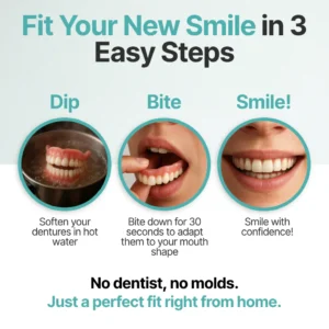 KLENIMORE™ Medical Full Denture with Strong Suction