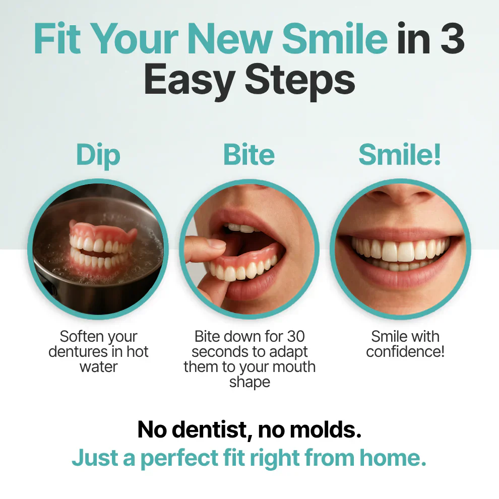 KLENIMORE™ Medical Full Denture with Strong Suction